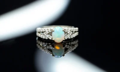 Beautiful opal rings showcasing iridescent hues, ideal for adding a pop of color to your jewelry collection.