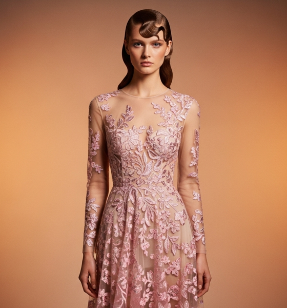 Sheer Maxi Dress 2025
