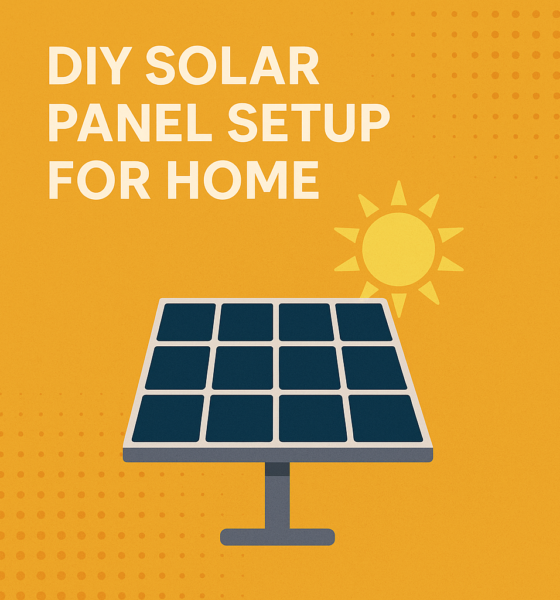 DIY Solar Panel Setup for Home