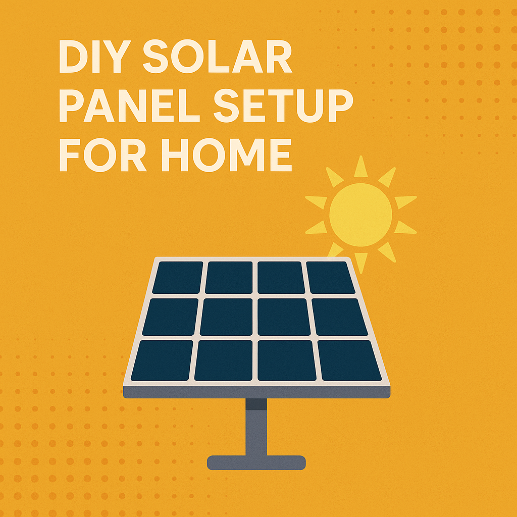 DIY Solar Panel Setup for Home