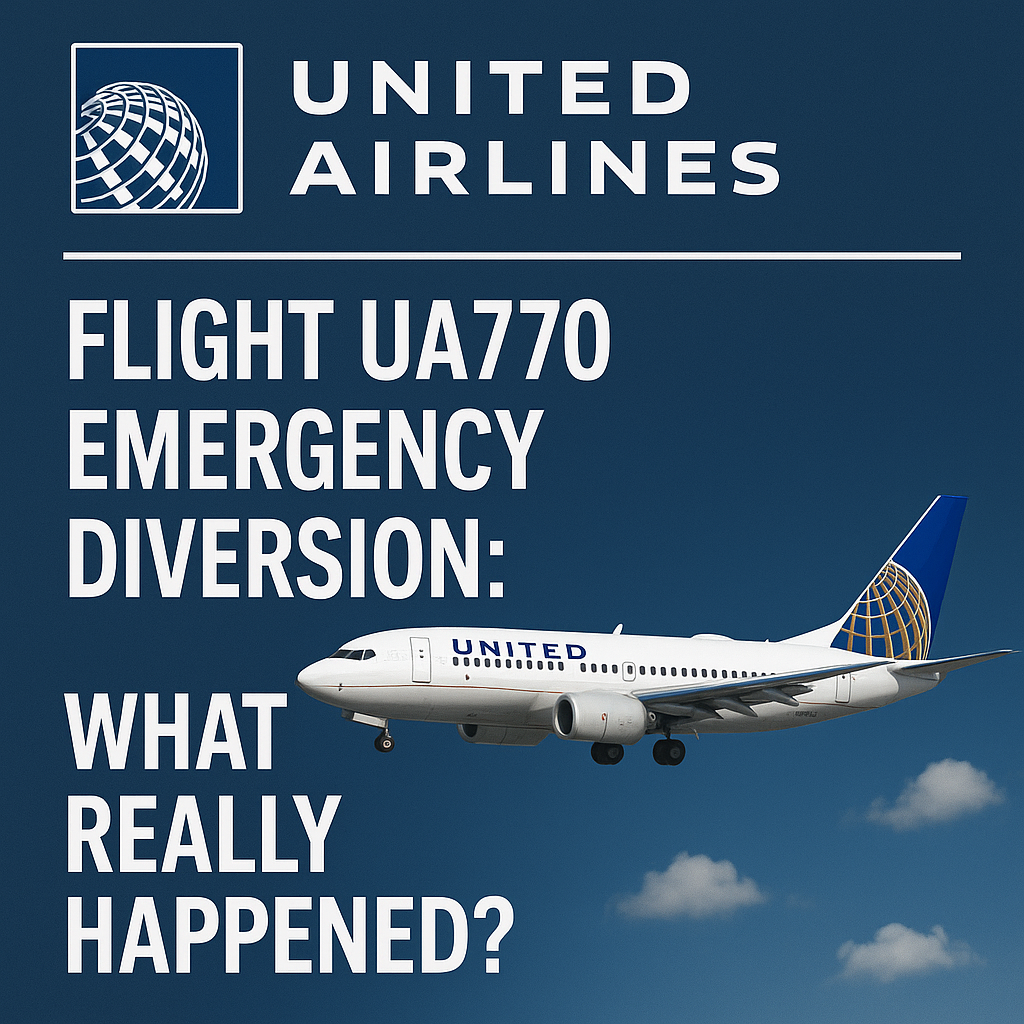 United Airlines Flight UA770 Emergency Diversion