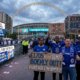 FA Cup Semi Final Chelsea vs Leeds ticket controversy with Todd Boehly and Vivid Seats at Wembley Stadium protest.